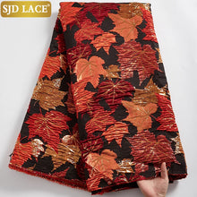 Load image into Gallery viewer, SJD LACE 2024 Latest French Brocade Lace Fabric High Quality African Lace Fabric Embroidery Jacquard Tissue For Wedding SewA2100