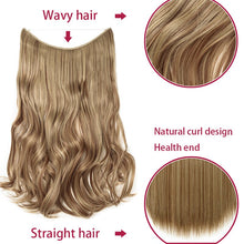 Load image into Gallery viewer, BENEHAIR Synthetic Invisible Wire No Clips In Hair Extensions Secret Fish Line Hairpieces Hair Extensions Fake Hair For Women
