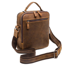 Load image into Gallery viewer, Luxury Design Cowhide Leather Men&#39;s Shoulder Bag Vintage Messenger Bags Male Crossbody Bags Quality Travel Man&#39;s Handbag