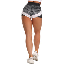 Load image into Gallery viewer, 3D Mesh Sexy Yoga Shorts Women Sports Wear Fitness Short Pants Skinny Female Push Up Gym Clothing Elastic Breathable Sportwear