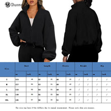 Load image into Gallery viewer, Shunmaii Stand Collar Fleece Coat Zipper Women Long Sleeve Coat Fashion Jacket Casual Style Drop Shoulder Vacation Outfit