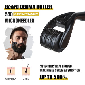 5Pcs/Set Men's Beard Growth Kit Enhancer Serum Essential Oil Balm Nourishing Beard Grooming Beauty Care With Roller Comb Scissor