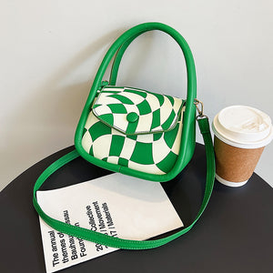 Fashion Hit Color Women Shoulder Messenger Bag PU Leather Ladies Designer Totes Handbag Female Shopping Satchel Cross-body Bags