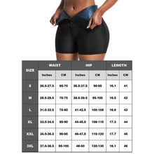 Load image into Gallery viewer, Women Slimming Shorts Adjustable Hook Waist Trainers Shorts Sweaty Portable Fast Weight Loss High Pressure for Exercise Fitness