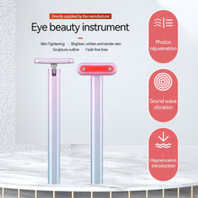 Load image into Gallery viewer, 4 in 1 Facial Skincare Tool Red Light Therapy For Face Neck EMS Microcurrent Face Massage Anti-Aging Skin Tightening Beauty Wand