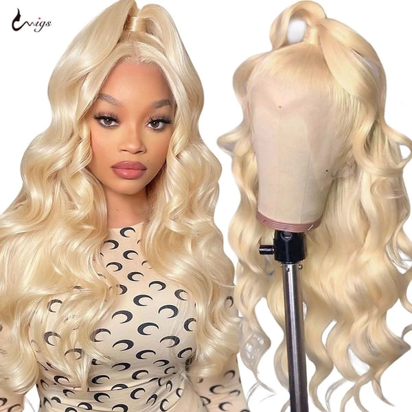 30 32 34 inch 613 Lace Frontal Wig Long Body Wave Lace Front Wig 13x4 Glueless Honey Blonde Lace Front Human Hair Wigs For Women