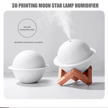Load image into Gallery viewer, Air Humidifier Large-capacity 3D Moon Electric Aroma Diffuser with LED Light Relieve Fatigue for Friends Family Relatives Gifts