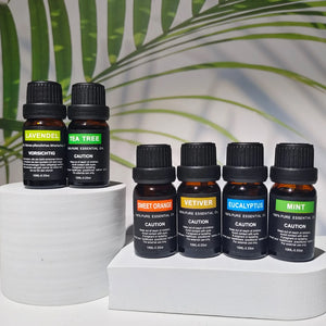 ENVISHA Body Essential Oil Set Skin Care Massage Pure Natural Organic Plant Beauty Health Moisturizing Sandalwood Lavender 6pcs