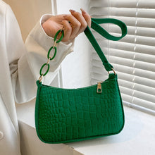 Load image into Gallery viewer, Retro Felt Shoulder Bags for Women Designer 2023 Trend Chain Armpit Bag Female Crescent Saddle Bag Small Tote Bag Handbags Purse