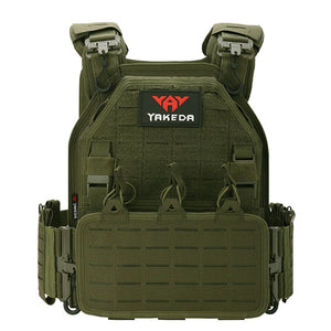 Men Molle Tactical Vest Nylon Molle Shoulder Bag Tactical Webbed Gear Waterproof Wear-Resistant Molle System Accessories