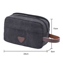 Load image into Gallery viewer, Men Luxury Wallet Purse Canvas PU Leather Handle Multi-Pockets Handbag Clutch Female Men Wallets Phone Card Holder Coin Purses