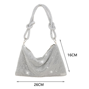 Fashion Shinny Evening Clutch Bag For Women Dinner Party Wedding Purses Luxury Handbag Designer Female Shoulder Bag Shopper Bag