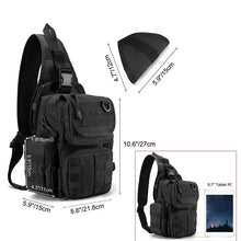 Load image into Gallery viewer, Tactical Chest Sling Bag Hunting Gun Holster Military Backpack Outdoor Camping Hiking Molle Pouch Climbing Fishing Bag XA291+A