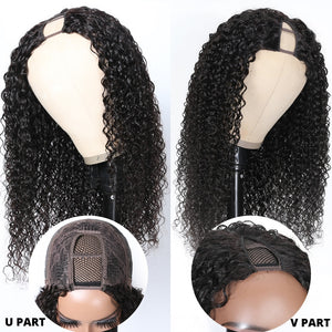 Unice Hair U PART WIG HUMAN HAIR Curly Wigs Affordable Glueless Wig Wear Your REAL SCALP V Part Wig AlwaysAmeera Same Style