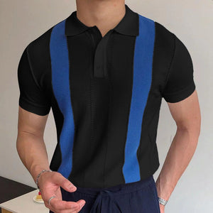 2022 Summer Mens Polo Shirt Short Sleeve Polo Business T Shirt High Quality Men&#39;s Polo Shirt Streetwear Casual Knit Shirt
