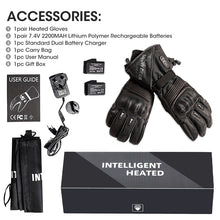 Load image into Gallery viewer, DAY WOLF Motorcycle Heated Gloves Winter Gloves Windproof Waterproof Cycling Equipment Touch Screen Heating Rechargeable