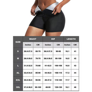 Women Slimming Shorts Adjustable Hook Waist Trainers Shorts Sweaty Portable Fast Weight Loss High Pressure for Exercise Fitness