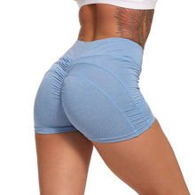 Load image into Gallery viewer, Womens Sports Shorts High Waist Yoga short Women Exercise Sexy Hips Push Up Sportswear Quick-drying Running Casual Shorts