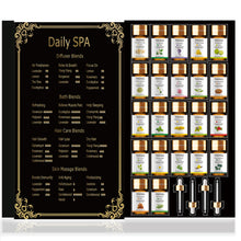 Load image into Gallery viewer, Pure Natural Essential Oils 22pcs Gift Box SPA Set for Skin Hair Care Bath Massage Perfume Soap Candle Making Diffuser Aroma Oil